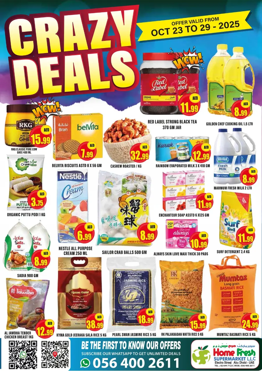 Crazy Deals In Home Fresh Abu Dhabi