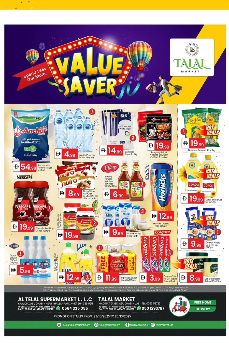 Value Saver Deals In Talal Market Abu Dhabi