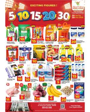5, 10, 15, 20, 30 Exciting Figures Offer In Mark & Save Abu Dhabi