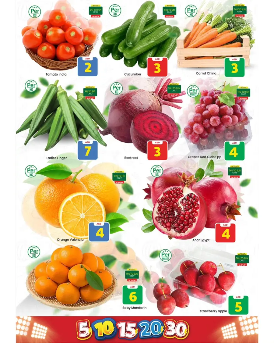 5, 10, 15, 20, 30 Exciting Figures Offer In Mark & Save Abu Dhabi