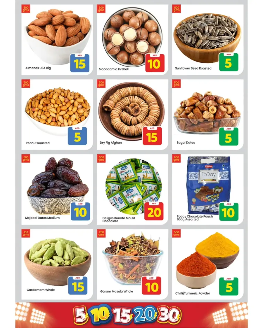 5, 10, 15, 20, 30 Exciting Figures Offer In Mark & Save Abu Dhabi