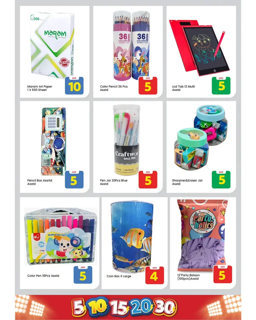 5, 10, 15, 20, 30 Exciting Figures Offer In Mark & Save Abu Dhabi