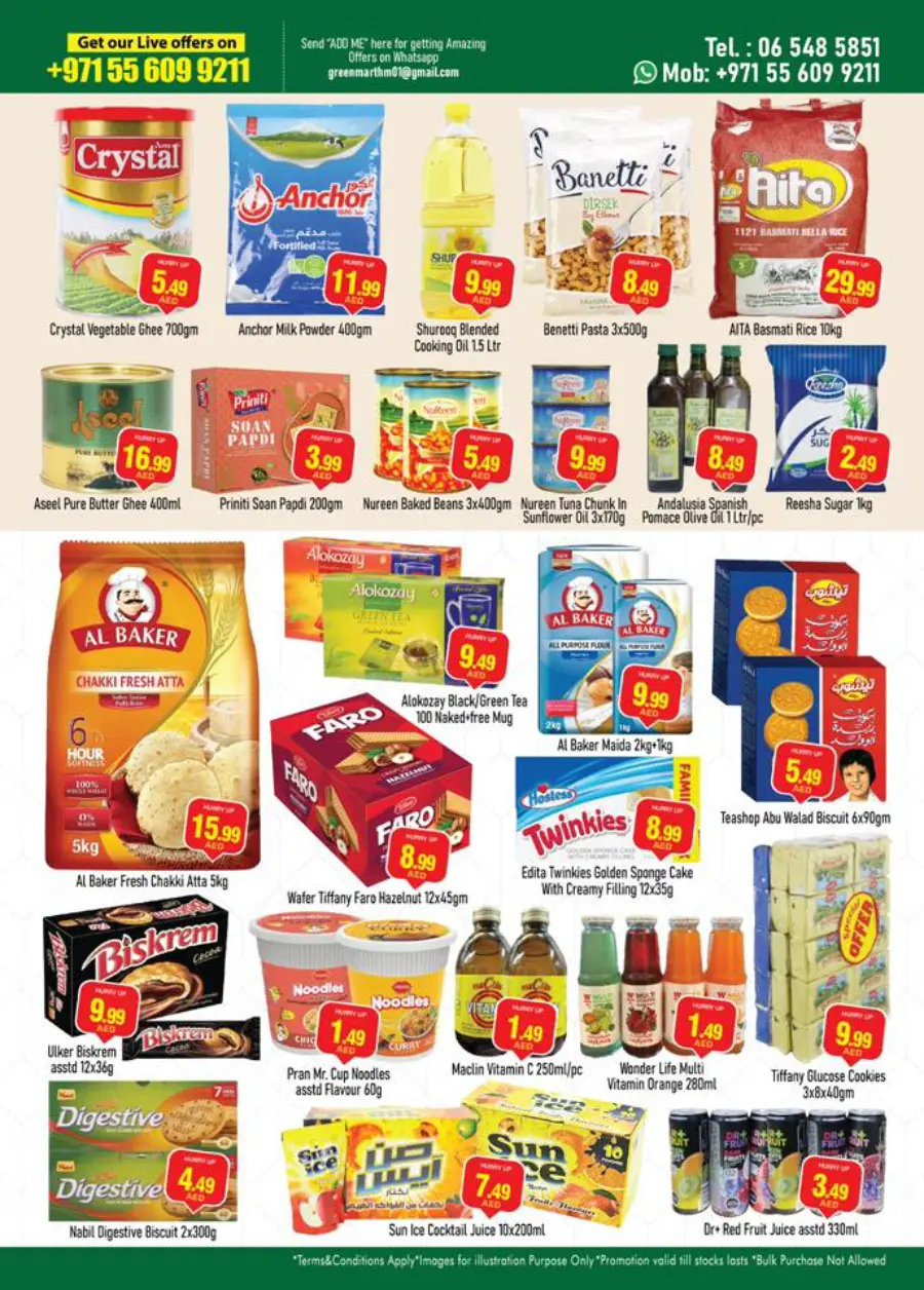 Flash sale In Green Mart Sharjah / Ajman