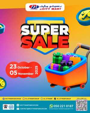 Super sale In M City Mart Sharjah / Ajman
