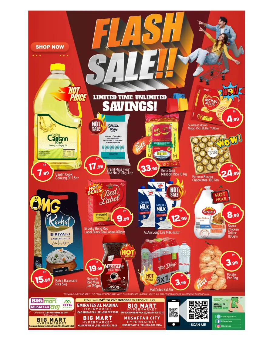 Flash sale In BIG mart Abu Dhabi