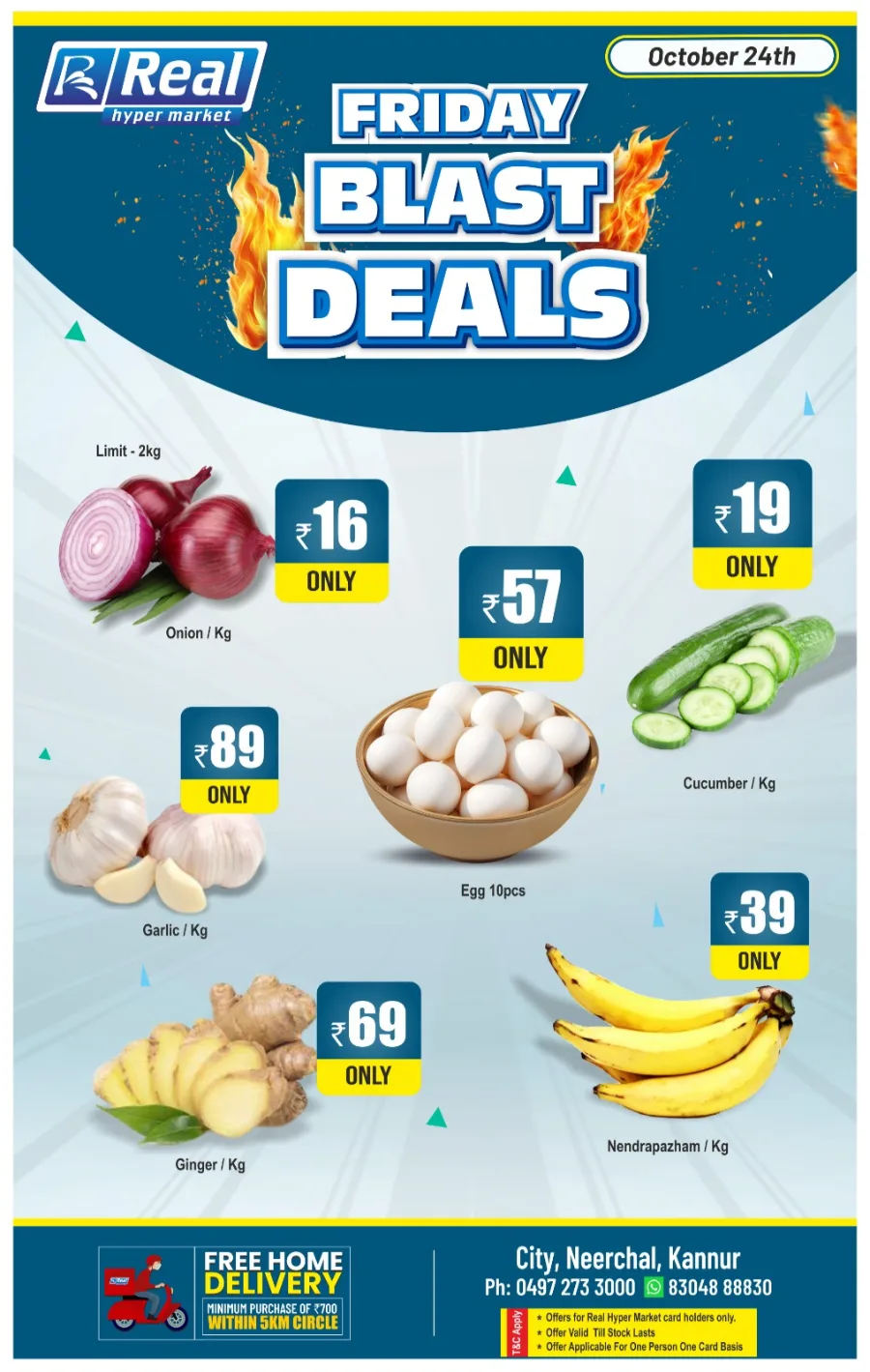 Friday Blast Deals In Real Hyper Market Kannur