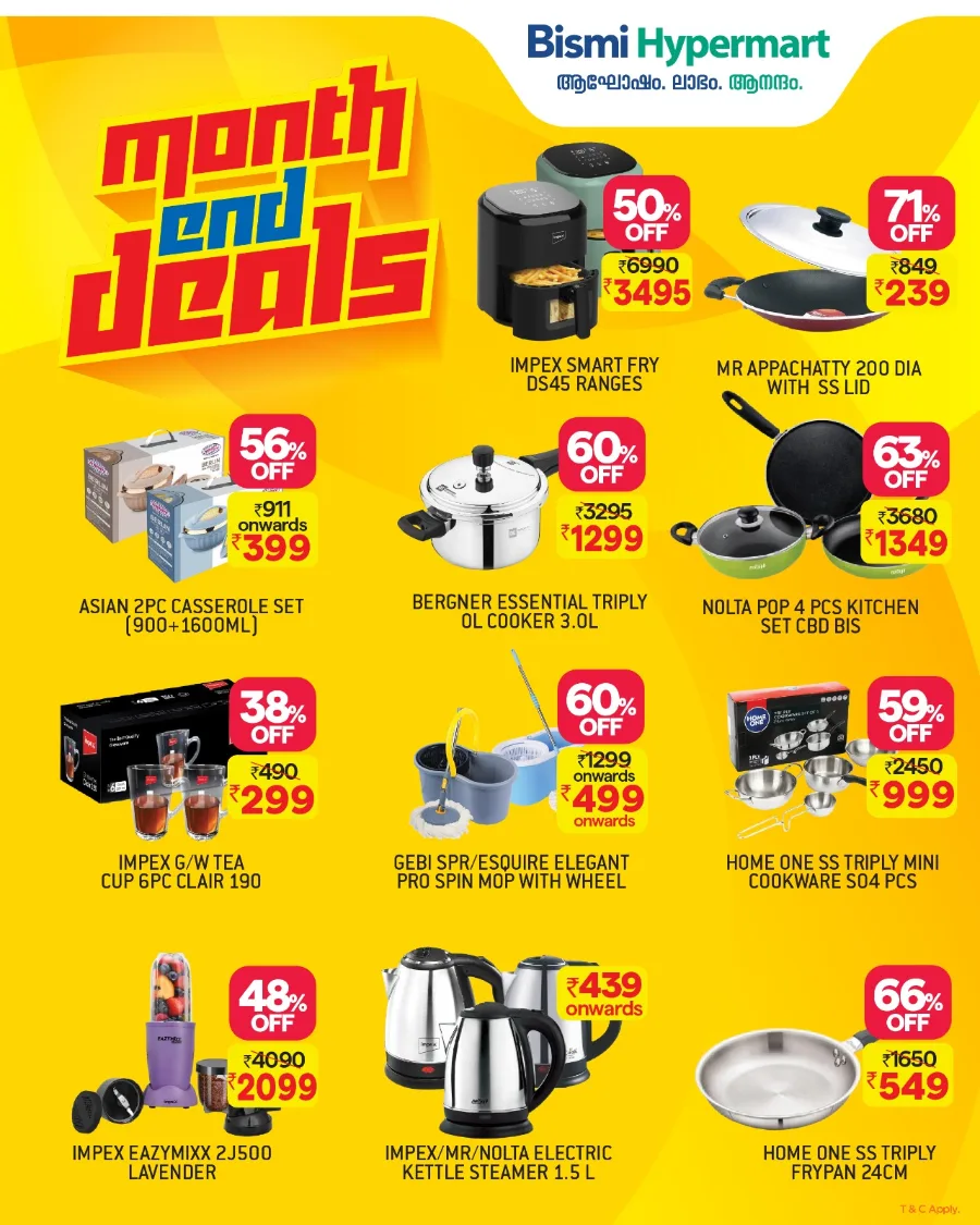 Month End Deals In Bismi Hypermart Palakkad