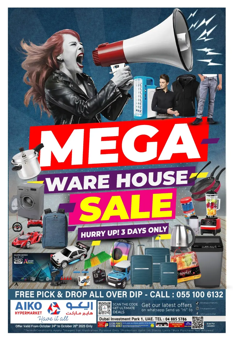 Mega massive deals In AIKO Hypermarket Dubai