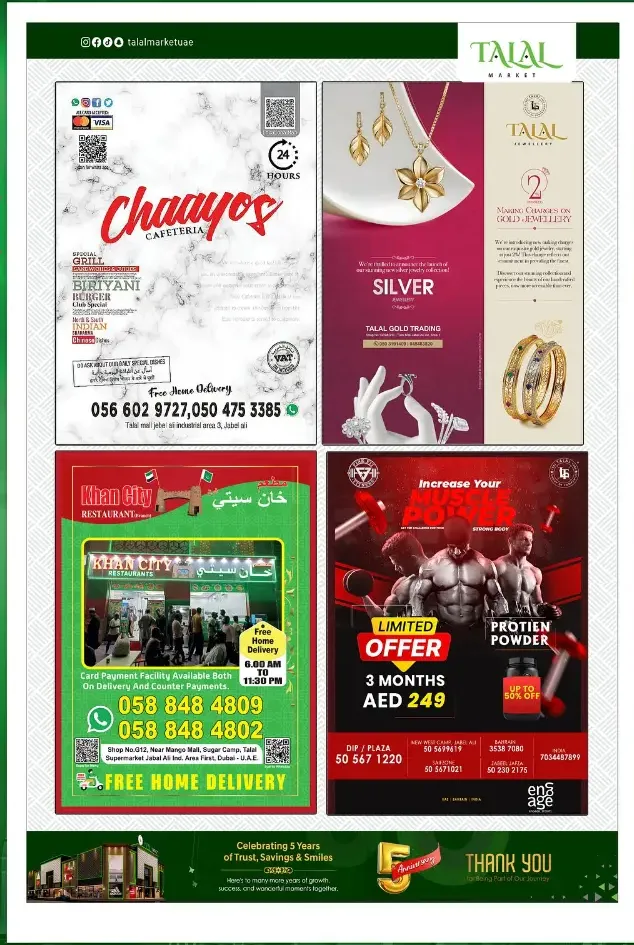 5th Anniversary Celebration – Big Deals! In Talal Market Dubai
