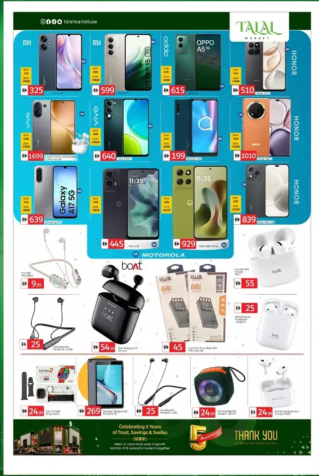 5th Anniversary Celebration – Big Deals! In Talal Market Dubai