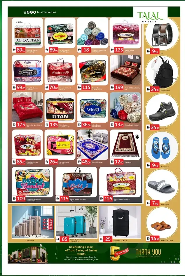 5th Anniversary Celebration – Big Deals! In Talal Market Dubai