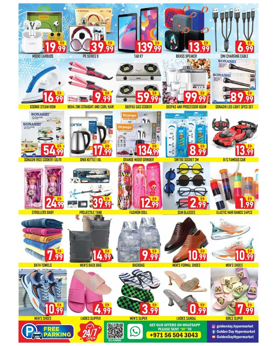 Winter vibes In ZSH Golden Day Hypermarket Dubai