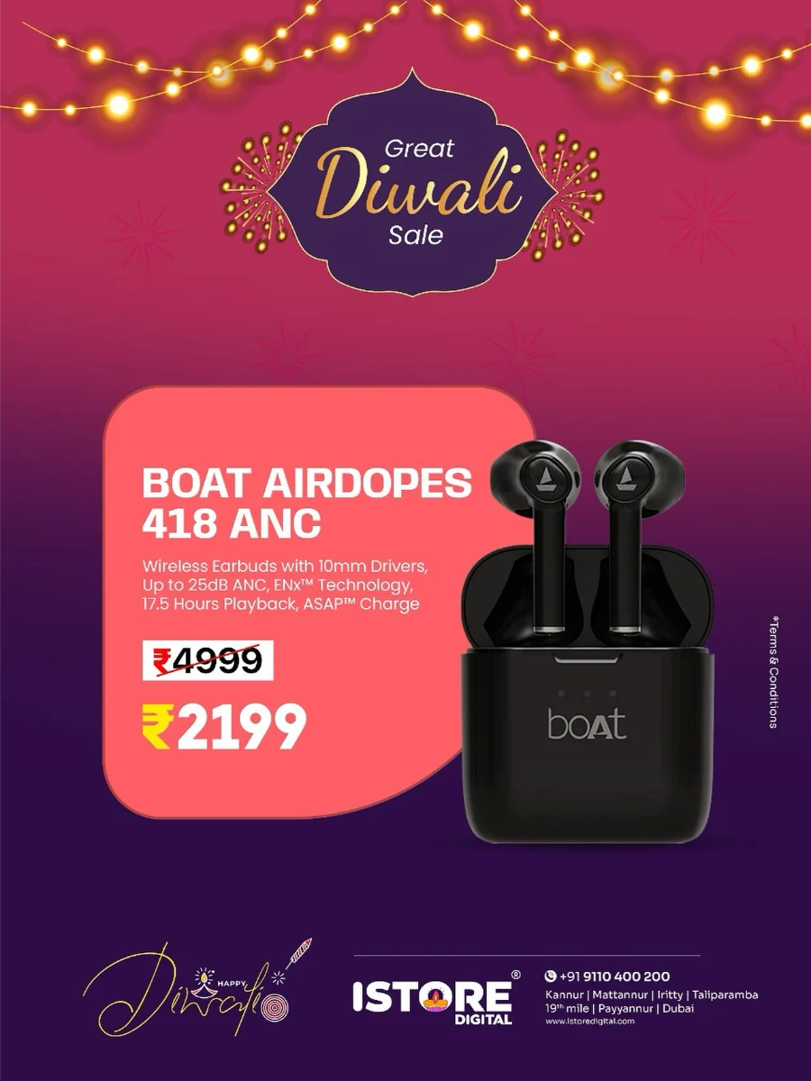 Great Diwali Deals In iStore Digital Kannur