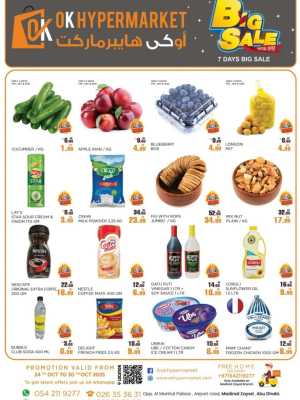 7 Days Big Sale In OK Hypermarket Abu Dhabi