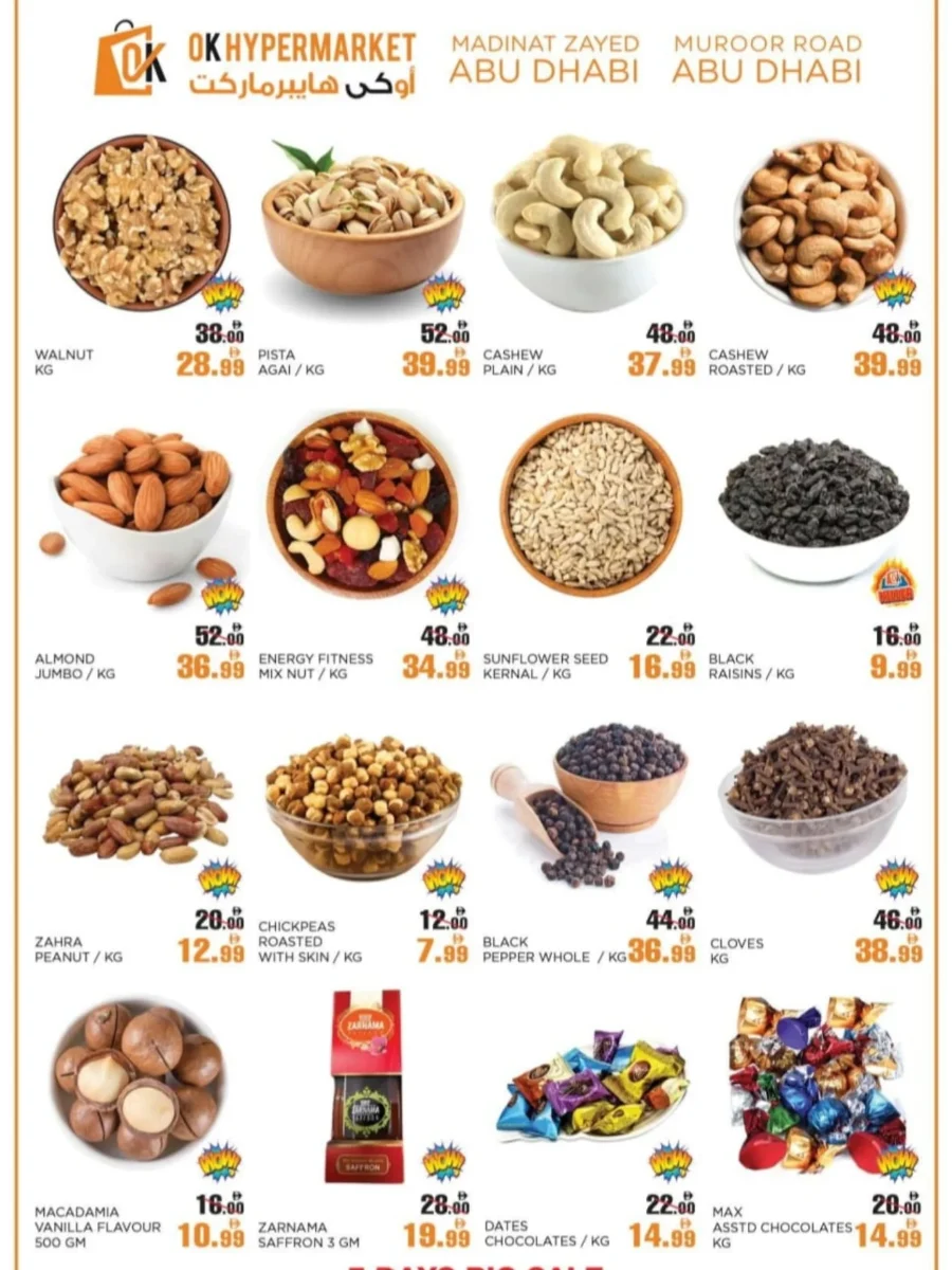 7 Days Big Sale In OK Hypermarket Abu Dhabi