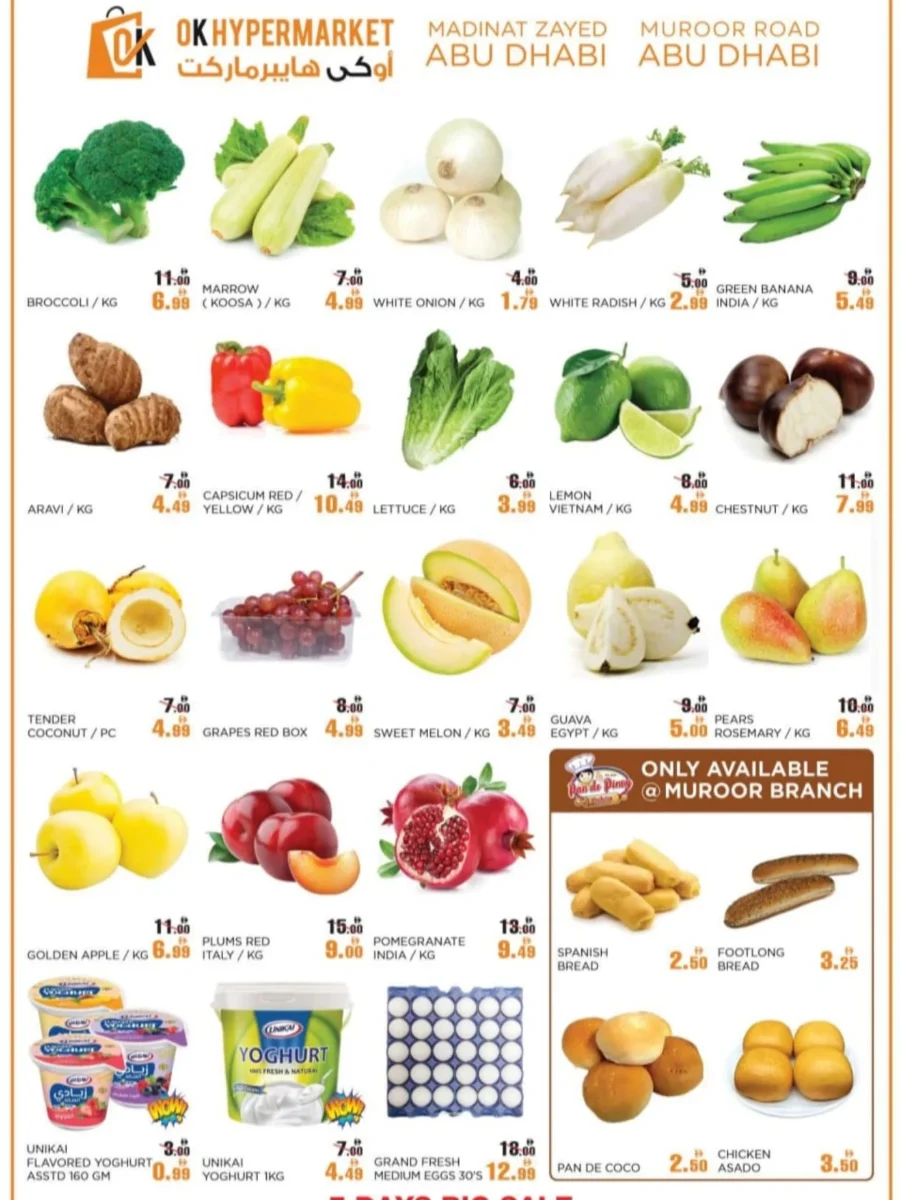 7 Days Big Sale In OK Hypermarket Abu Dhabi