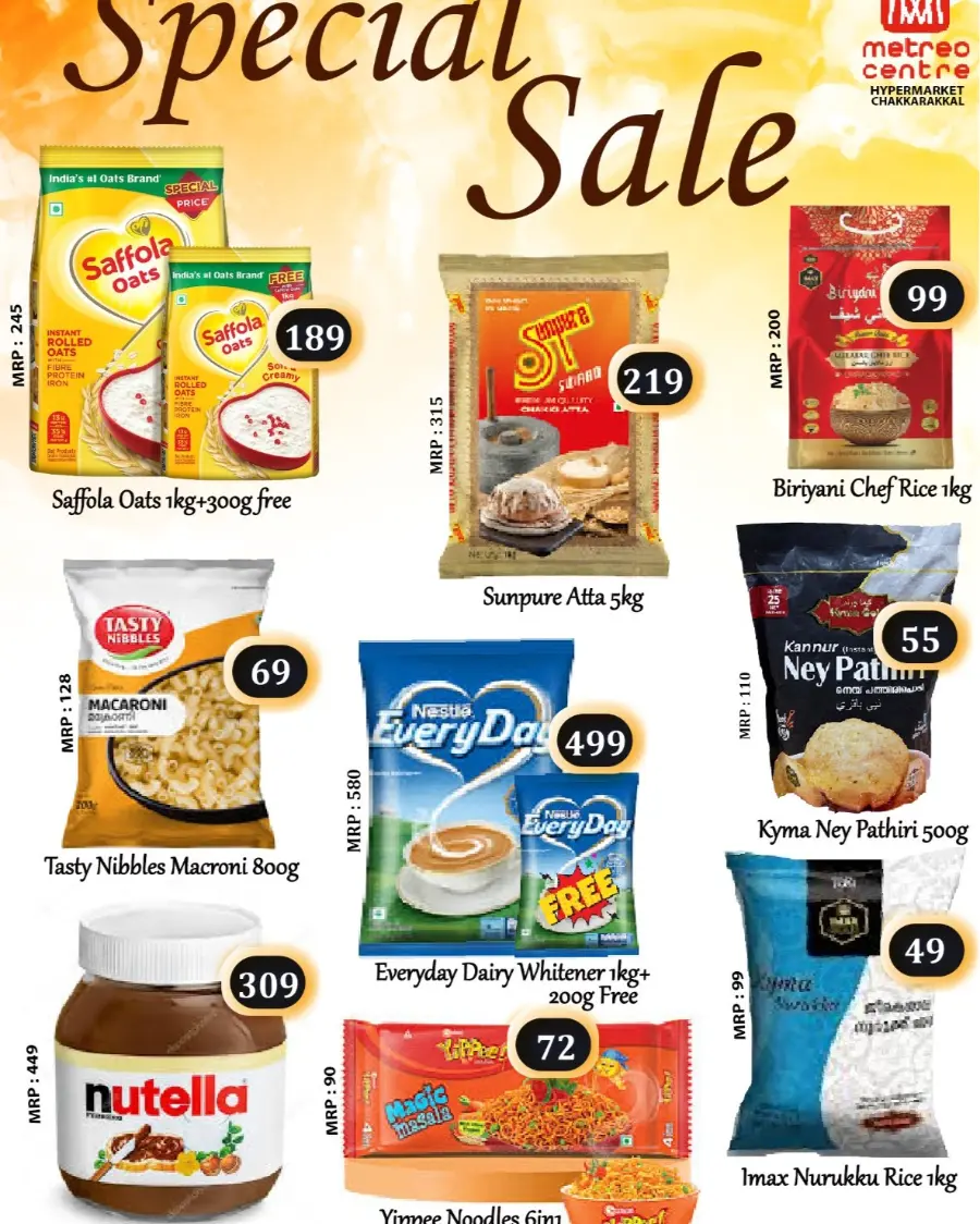 Mega sale In Metro Centre Kannur