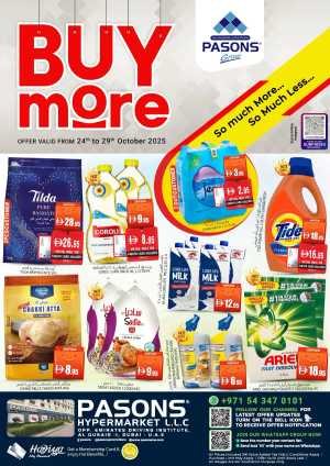 Buy More Save More In Pasons Dubai