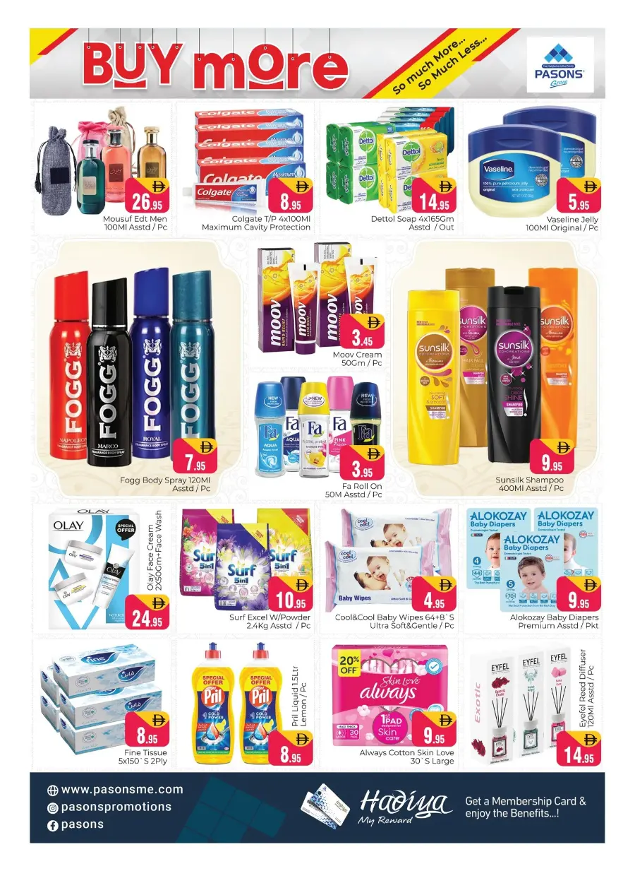 Buy more In Pasons Dubai