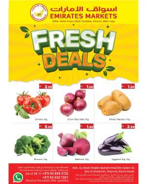 Fresh Deals In Emirates Markets Ras al Khaimah