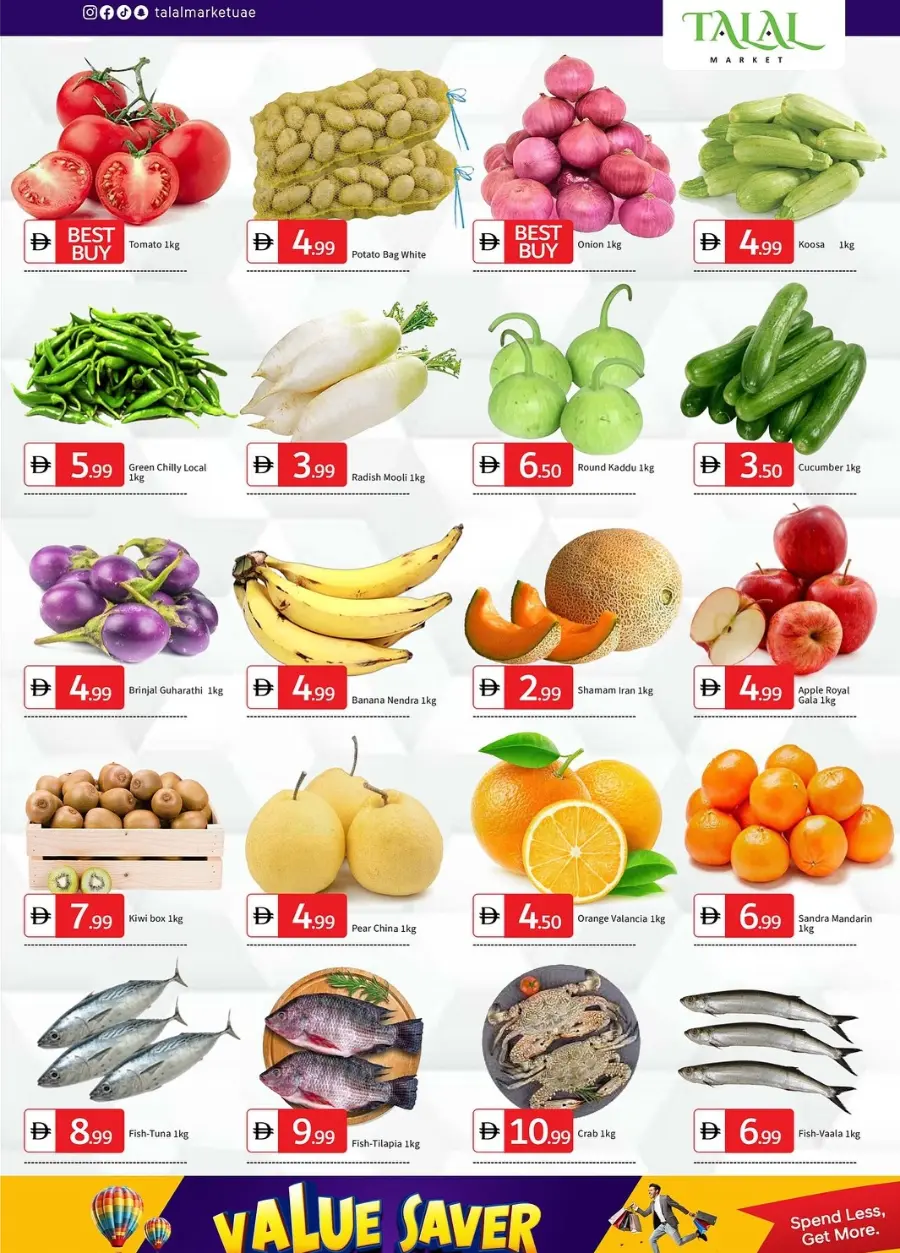 Value Saver Deals In Talal Market Sharjah / Ajman