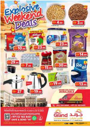 Explosive weekend deals In Grand Hypermarket Abu Dhabi