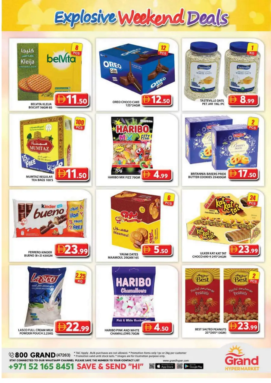 Explosive weekend deals Explosive weekend deals In Grand Hypermarket Abu Dhabi