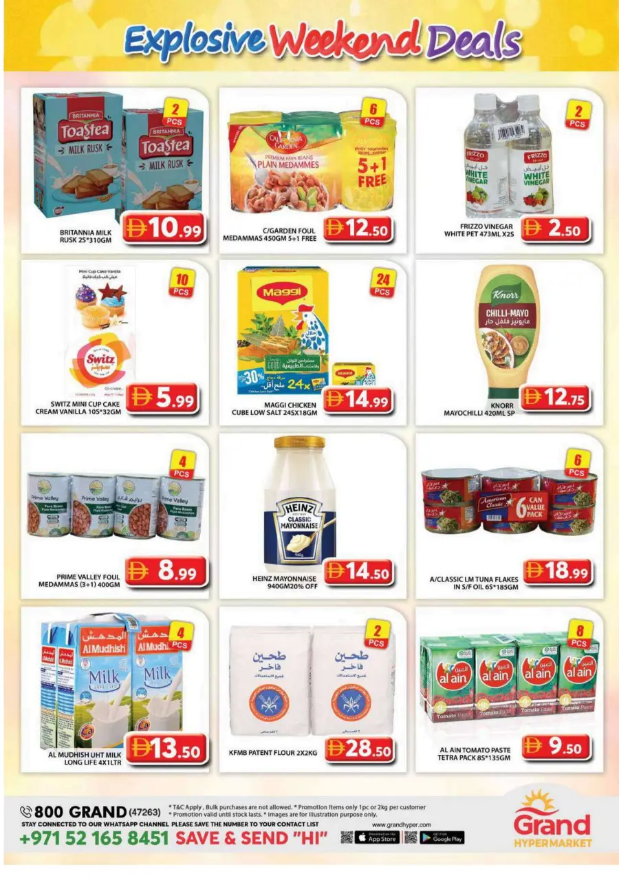Explosive weekend deals Explosive weekend deals In Grand Hypermarket Abu Dhabi