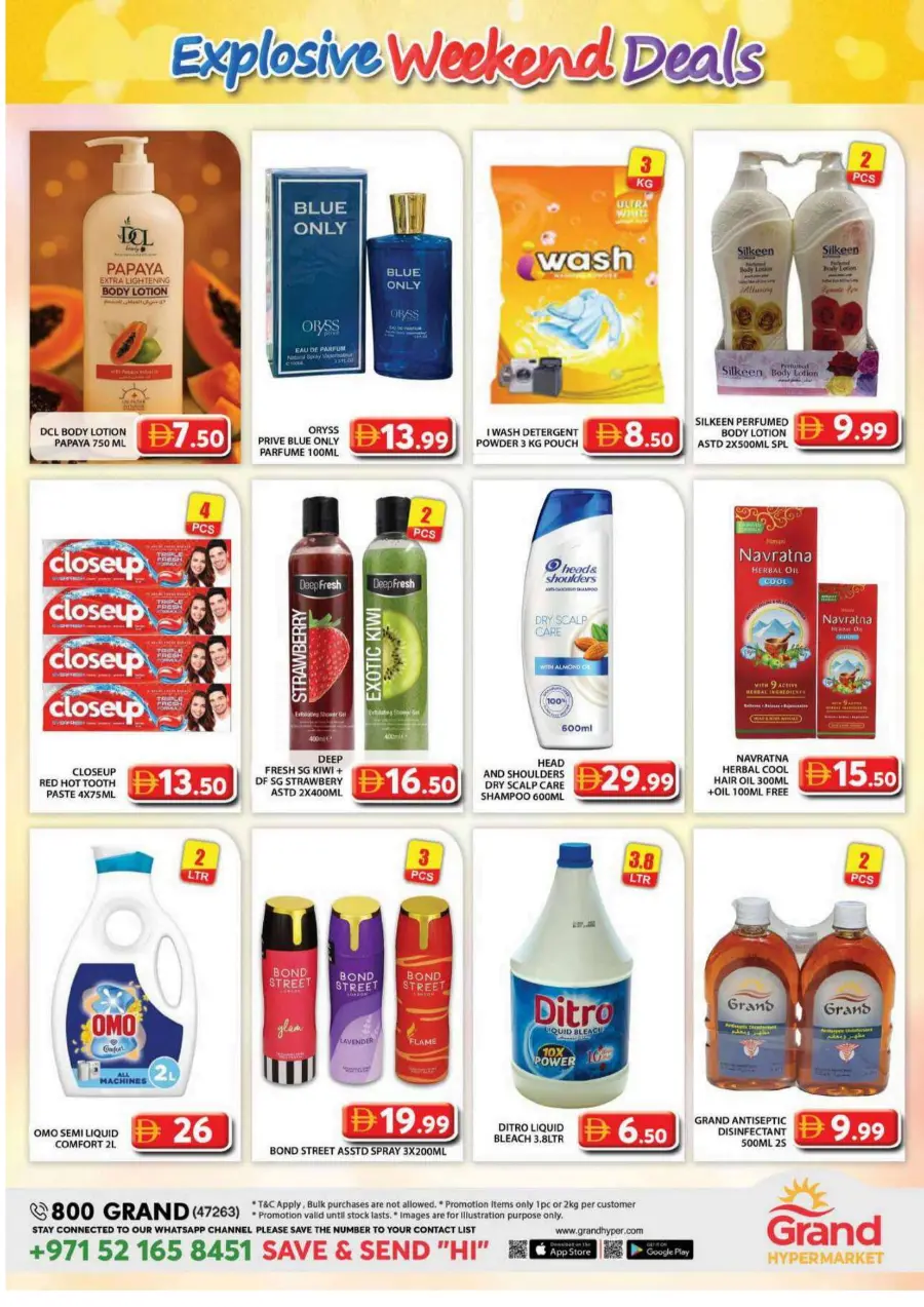 Explosive weekend deals Explosive weekend deals In Grand Hypermarket Abu Dhabi