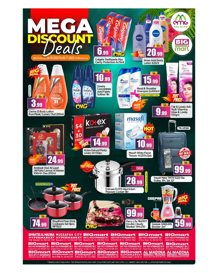 Mega discount deal In BIG mart Abu Dhabi
