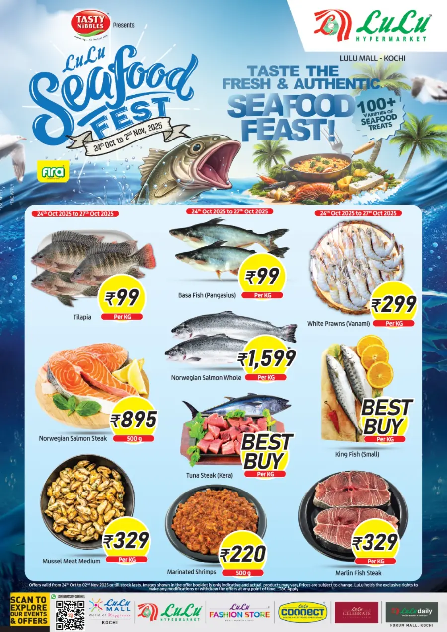 Lulu Seafood Fest In Lulu Hypermarket Ernakulam