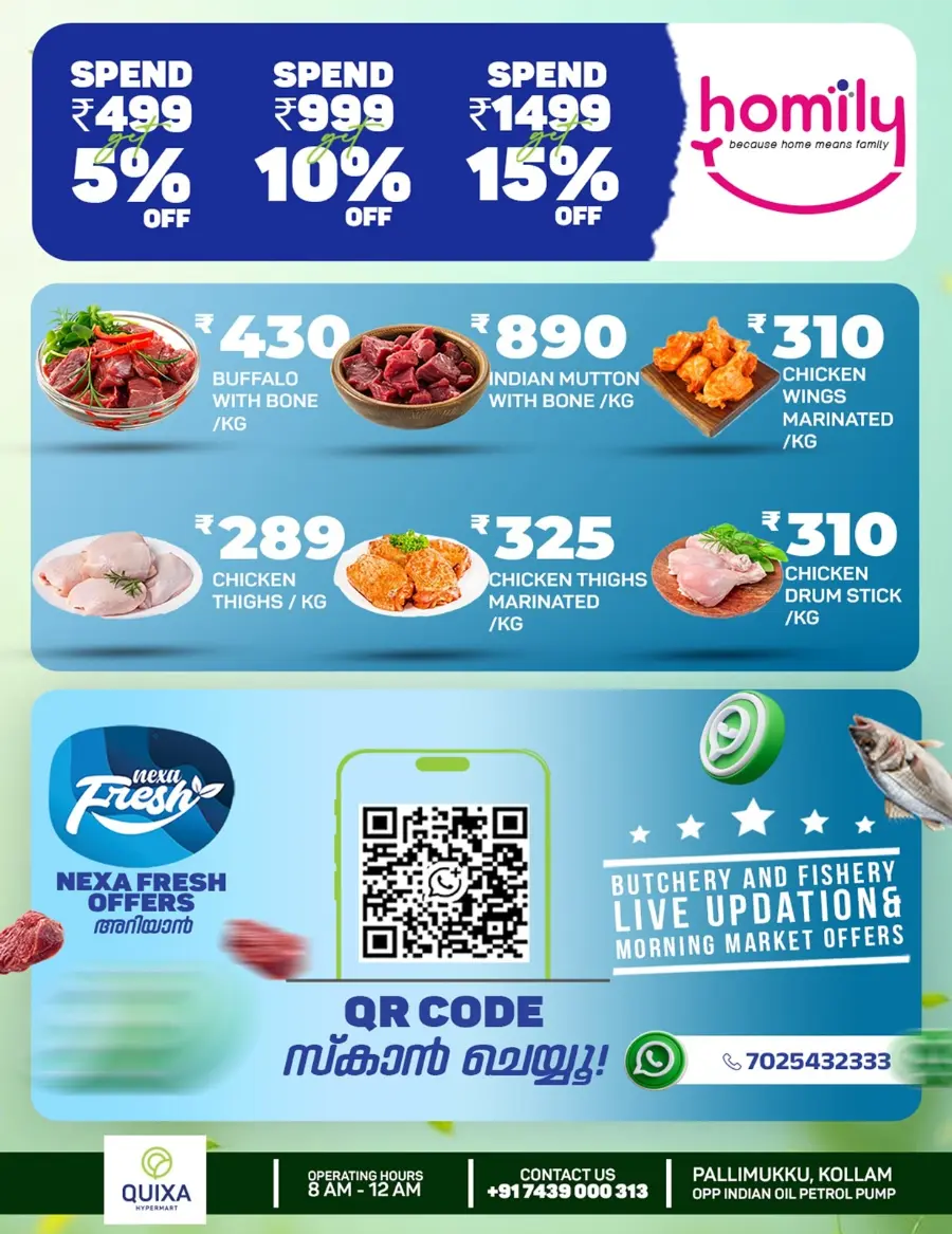 Big Basket Bash In QUIXA Hypermart Kollam