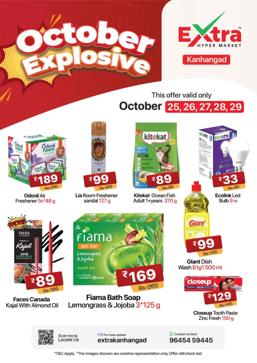 October Explosive Deals | Mega Savings Await In Extra hypermarket Kasaragod