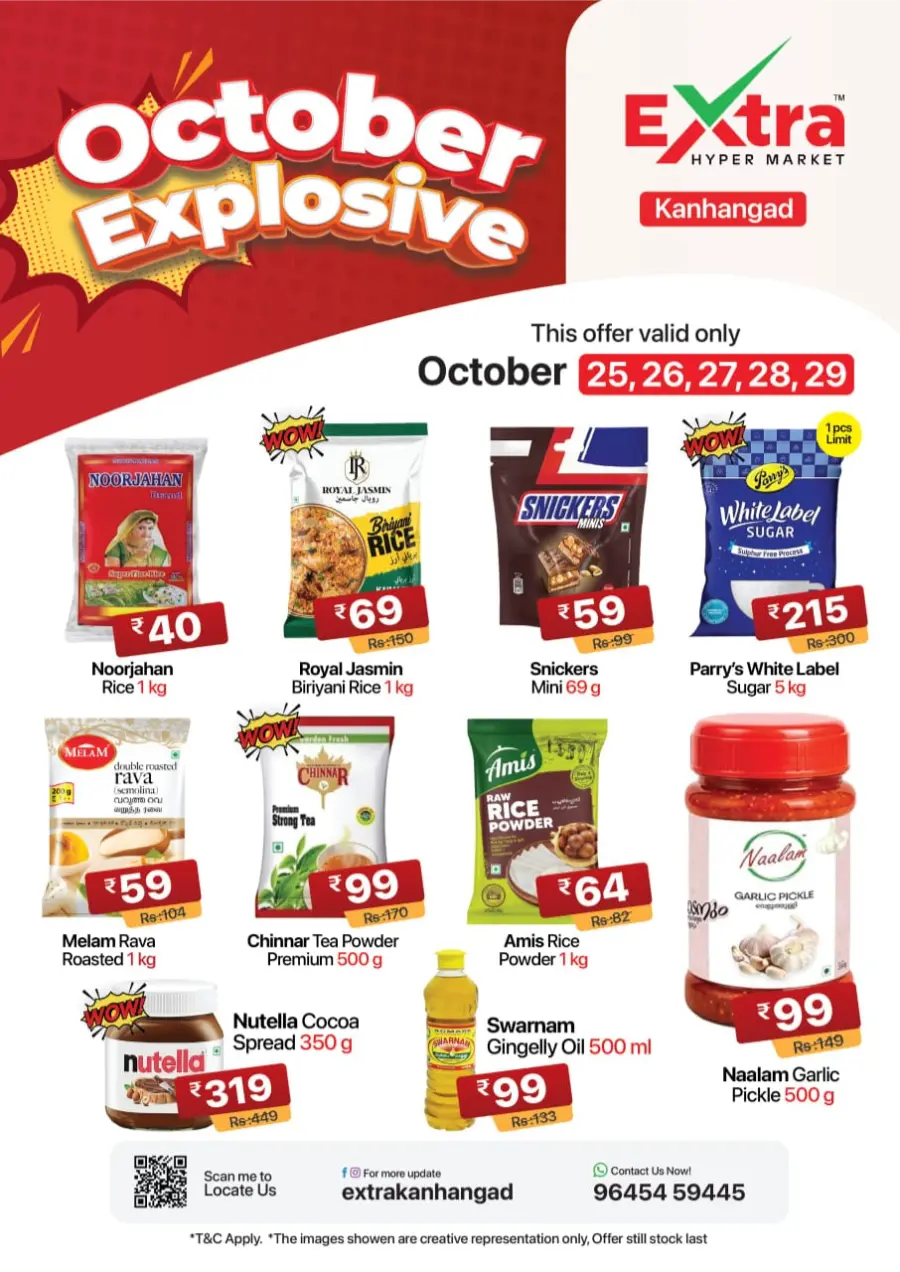 October Explosive Deals | Mega Savings Await In Extra hypermarket Kasaragod