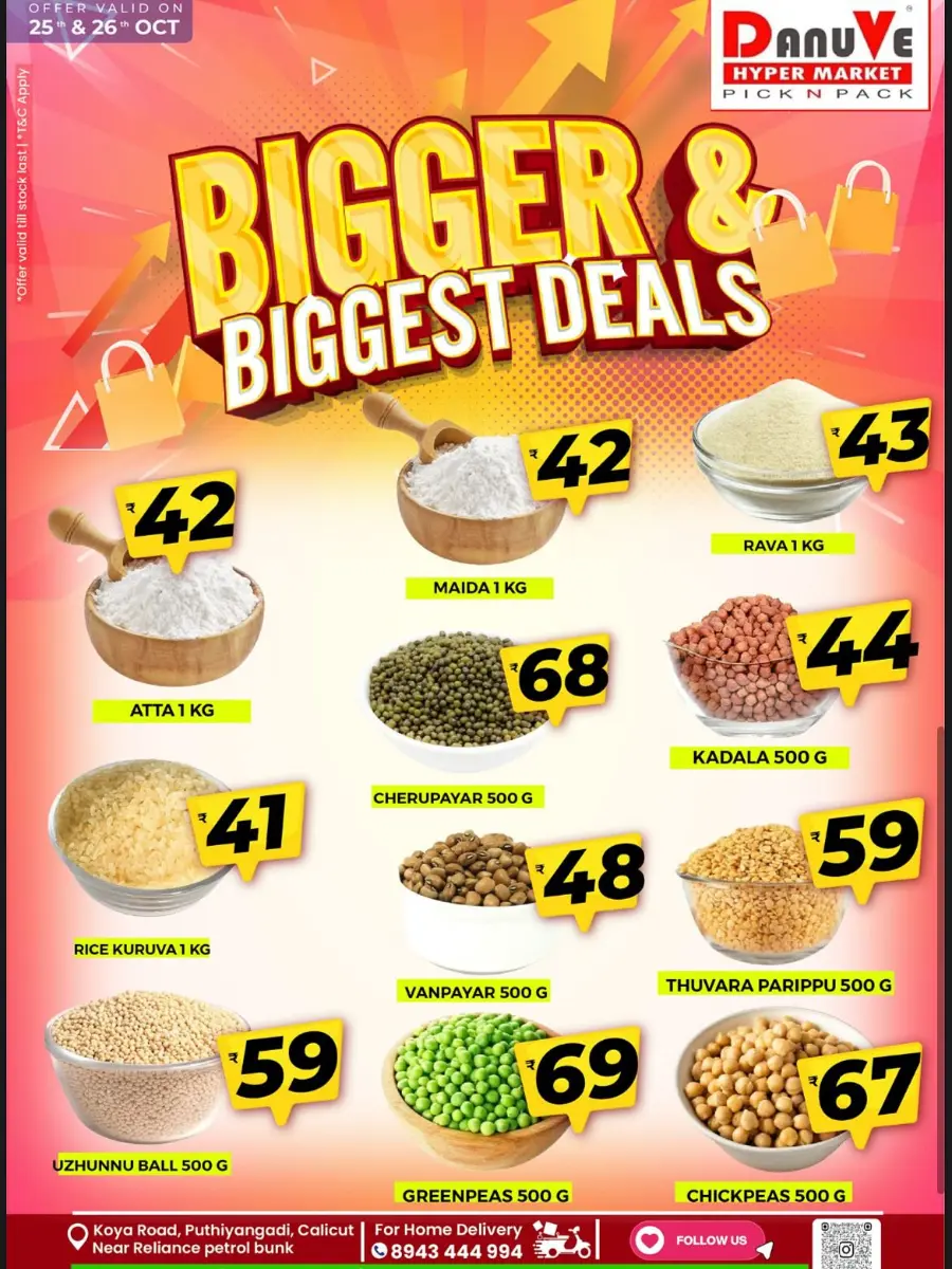 Fresh Deals In DanuVe Hypermarket Calicut