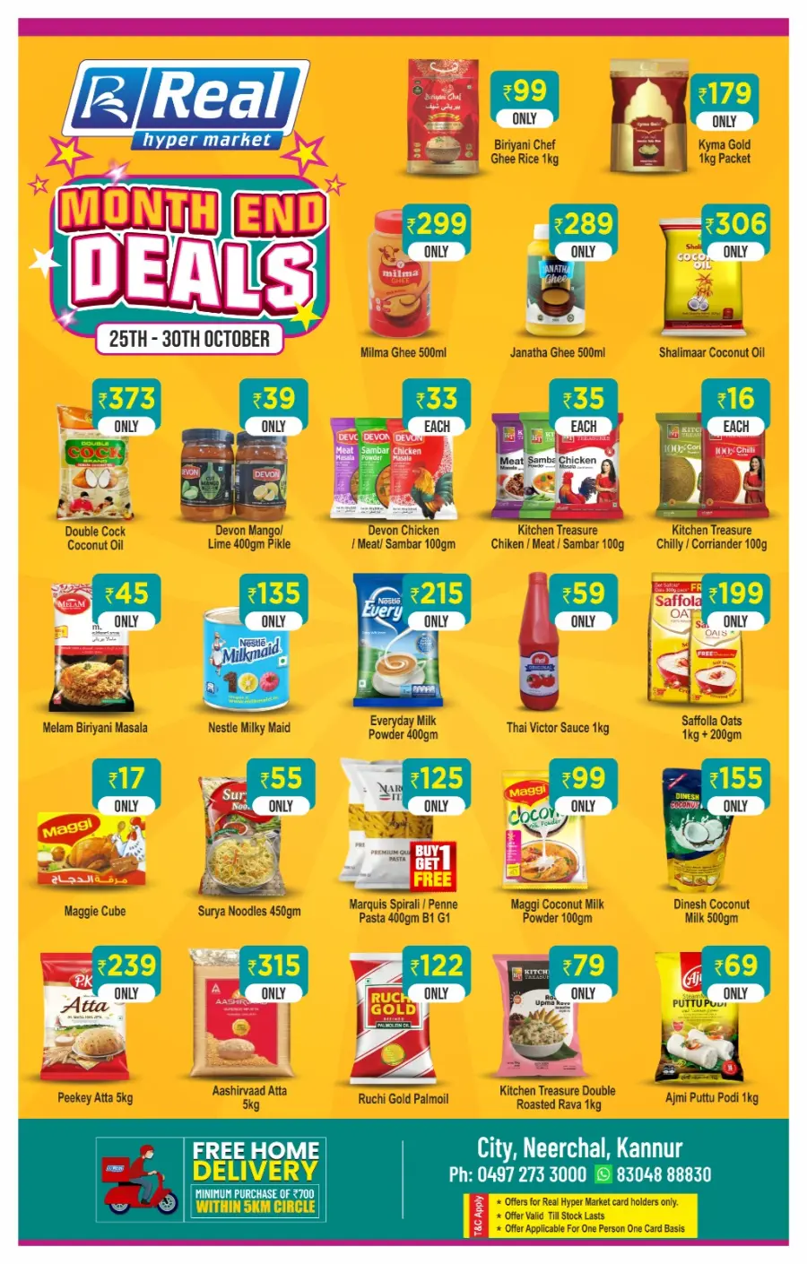 Month End Deals In Real Hyper Market Kannur