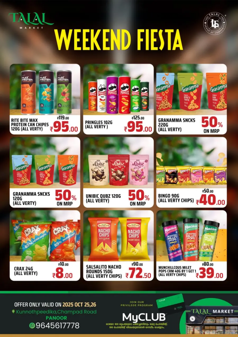 Weekend Fiesta In TALAL Market Kannur