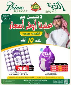 10 Days Offer In Prime Markets Riyadh,Dammam,Jeddah,Hafar Al Batin,Hail,Al Hasa,Jubail,Al Khobar,Madinah,Khamis Mushait,Al-Kharj,Yanbu,Al Qatif,Dhahran