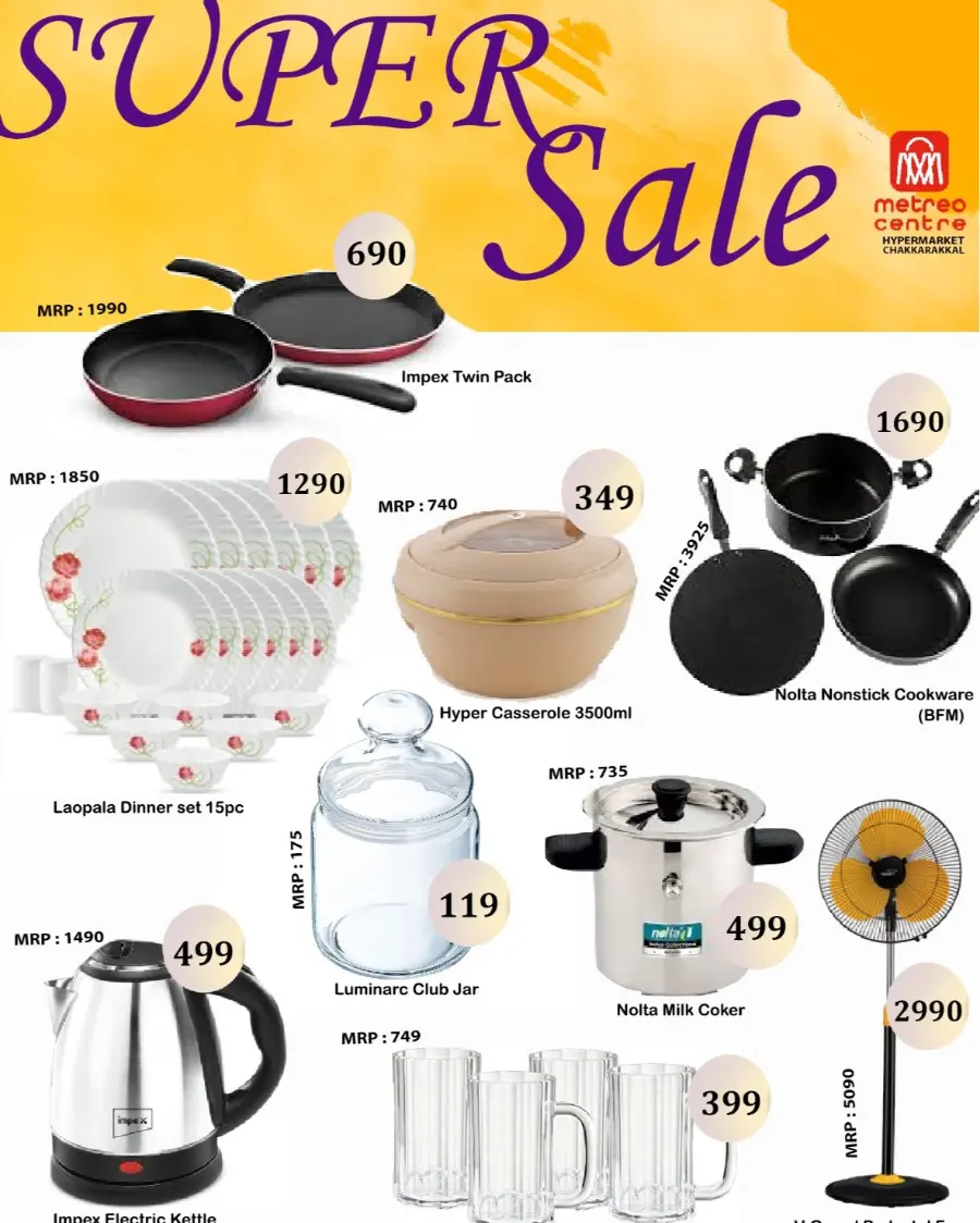 Super sale In Metro Centre Kannur