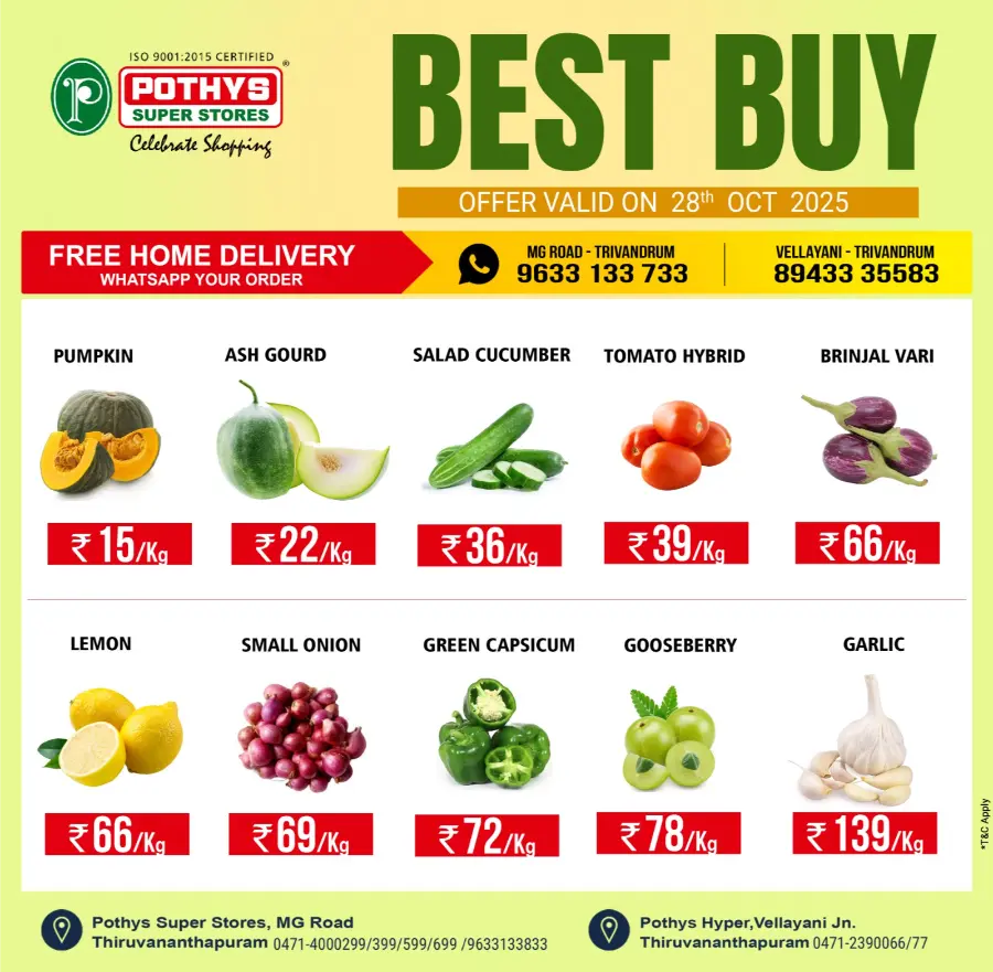 Best Buy In Pothys Superstores Trivandrum