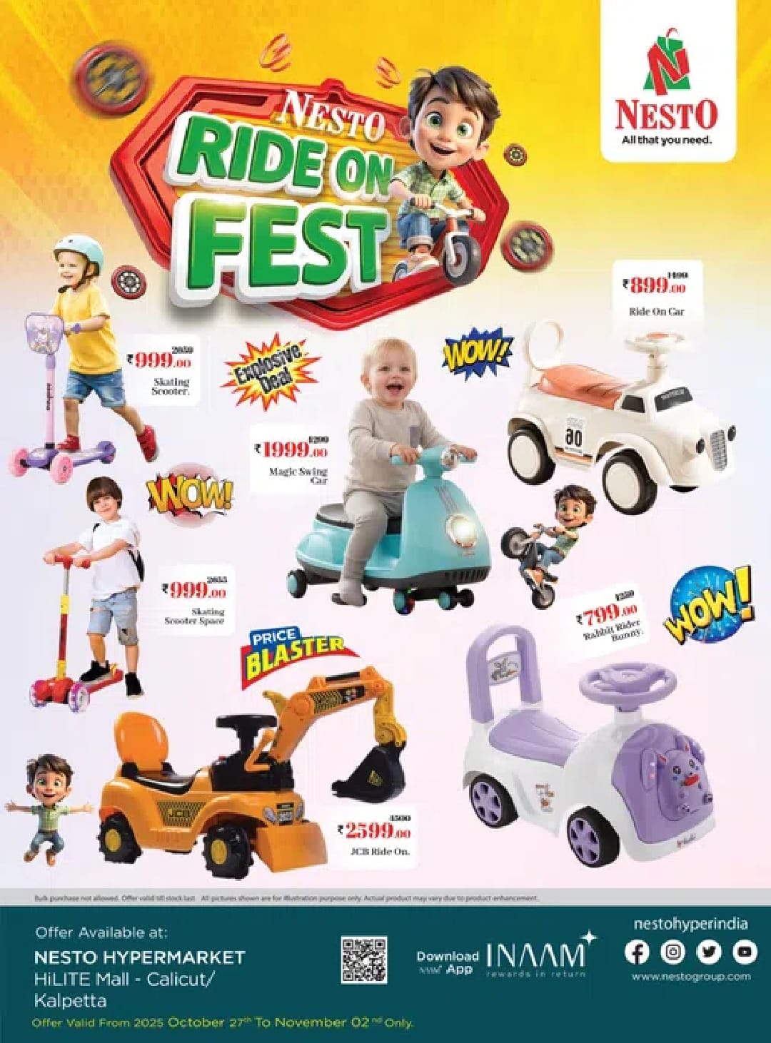 Ride Fest In Nesto Hypermarket Wayanad