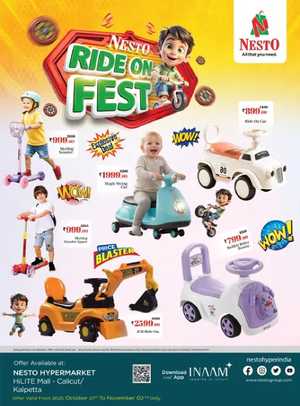 Ride Fest In Nesto Hypermarket Calicut,Wayanad