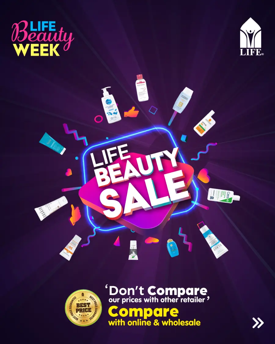 Life Beauty Sale – Min. 50% Off In LIFE Pharmacy Fujairah