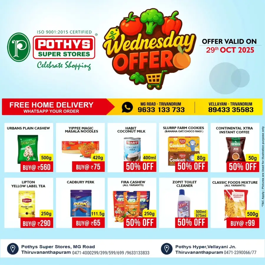 Wednesday Offer In Pothys Superstores Ernakulam