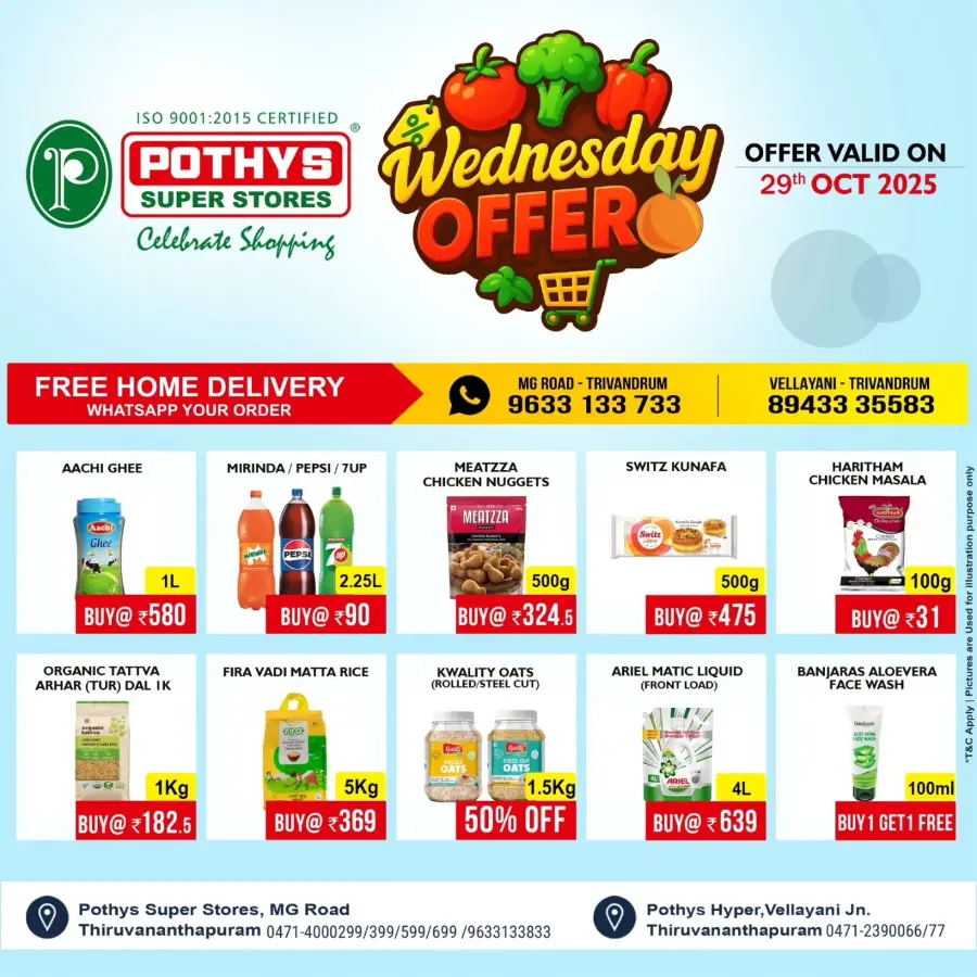 Wednesday Offer In Pothys Superstores Ernakulam