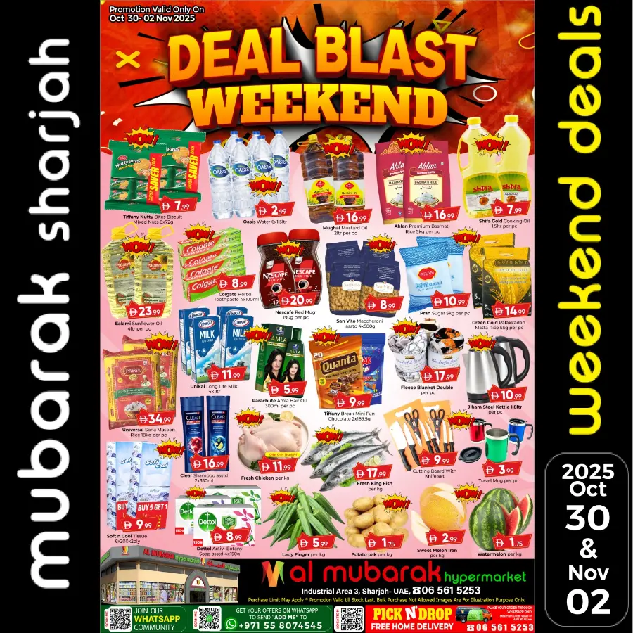 Deal Blast Weekend In Mubarak Hypermarket Sharjah / Ajman