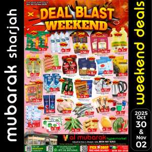 Deal Blast Weekend In Mubarak Hypermarket Sharjah / Ajman