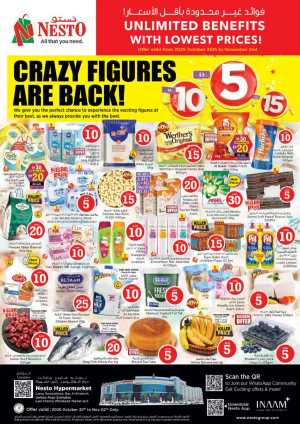 Crazy figures are back In Nesto Hypermarket Ras al Khaimah