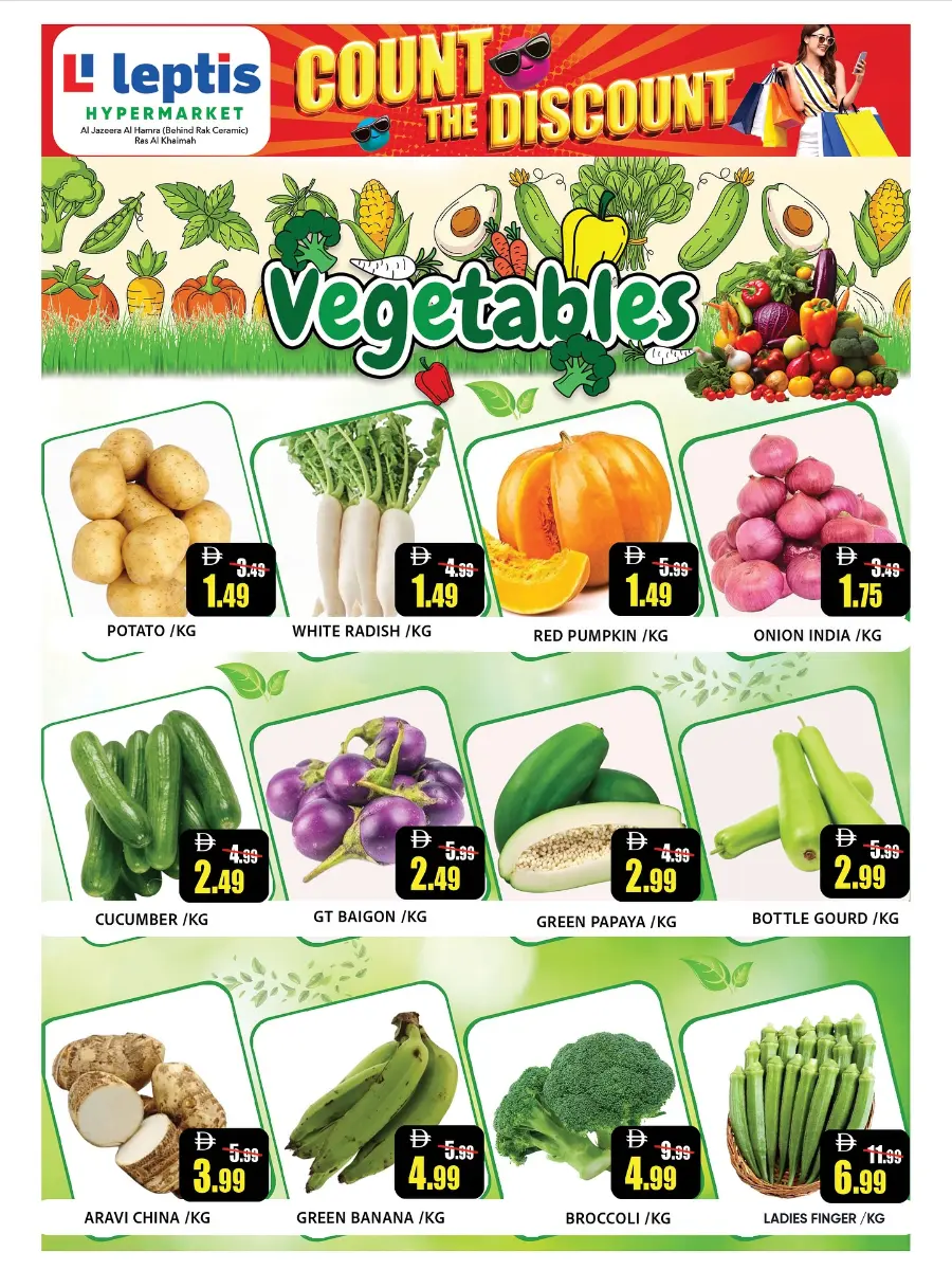 Count the Discount In Leptis Hypermarket Ras al Khaimah