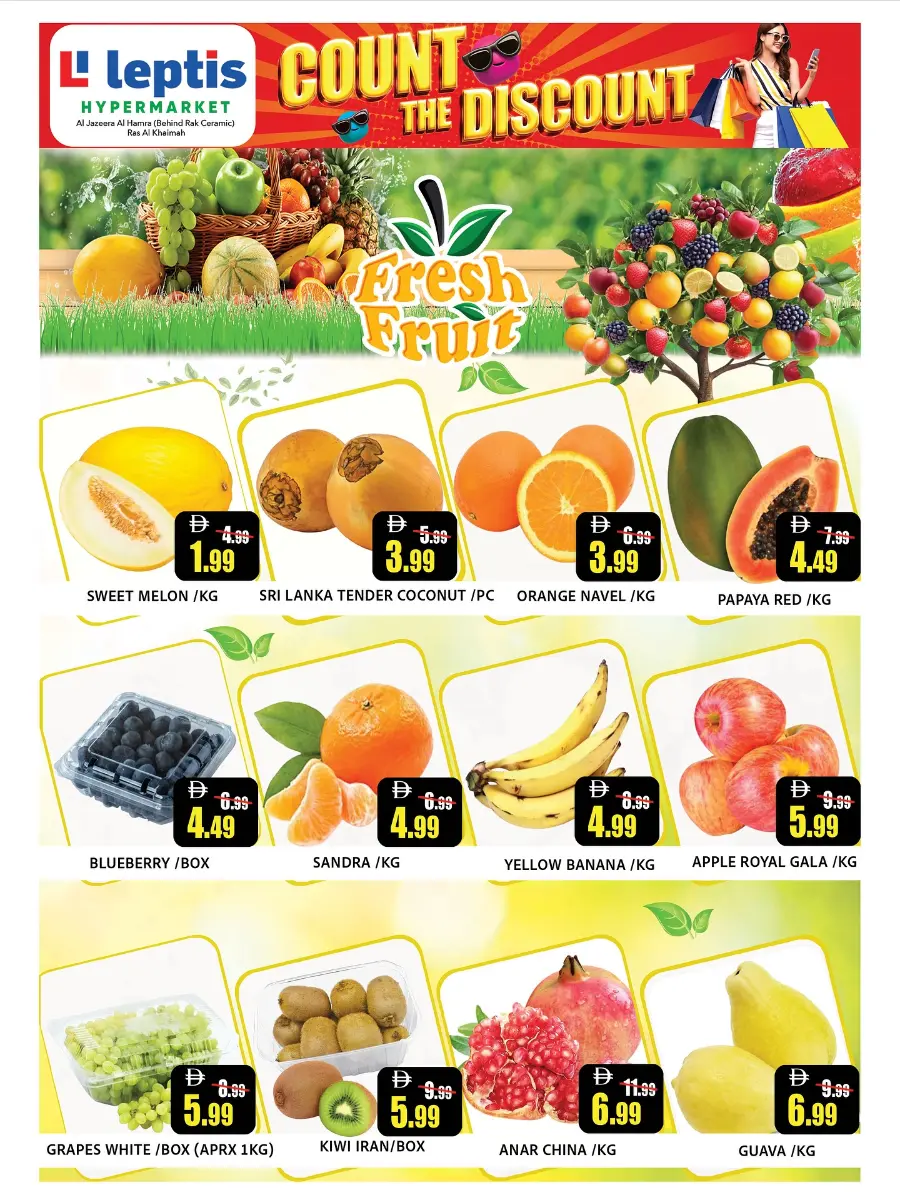 Count the Discount In Leptis Hypermarket Ras al Khaimah